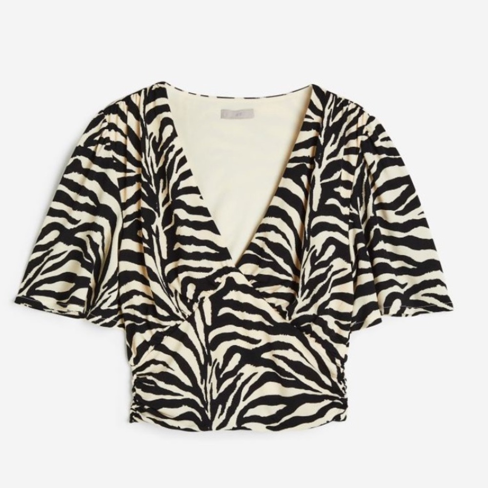 H&M Gathered Crop Top